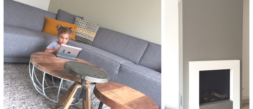 Van klein naar groot.